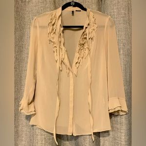 UCB flowing sheer blouse